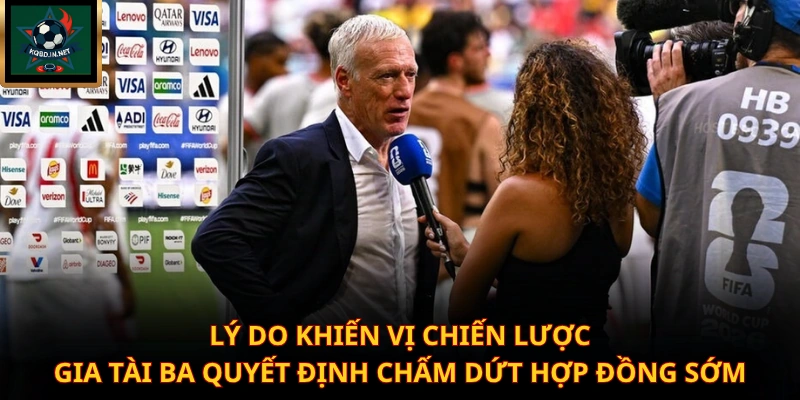 Lý do khiến vị chiến lược gia tài ba quyết định chấm dứt hợp đồng sớm
